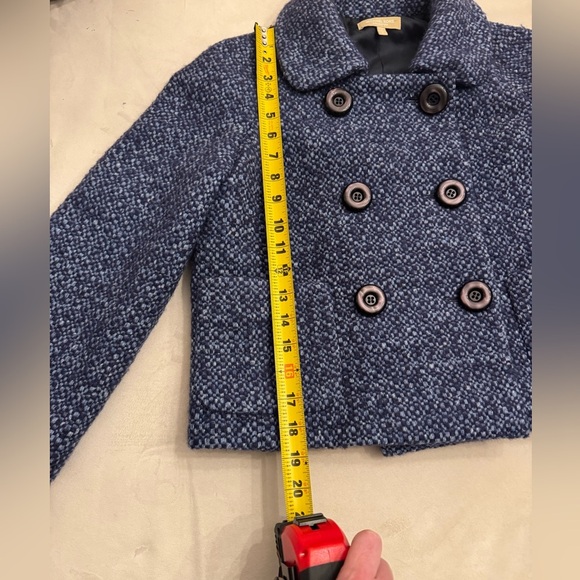 Michael Kors Collection Tweed Double Breasted Jacket, sz 2 - Picture 8 of 13